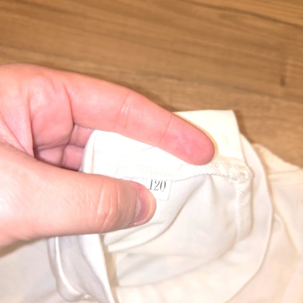 NWOT Girls Asymetrical White‎ Top & Brown Belted Shorts Size (5/6)